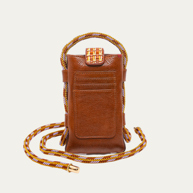 Etui Double Marcus Cuir Tressé Fusealis