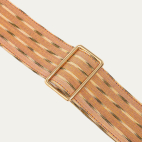 Ikat Beige Fabric Strap