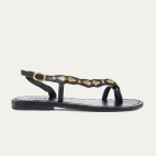 Sandales Suzette Cuir Noir