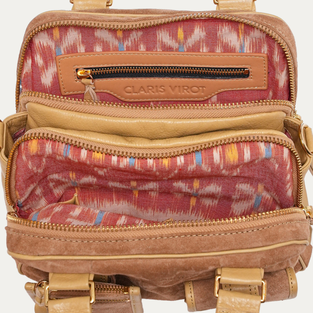 Off White Suede Richie Bag