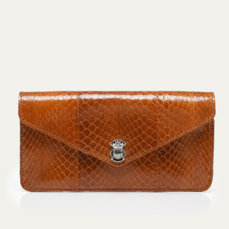 Portefeuille Alex Long Cobra Miel