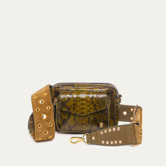 Sac Python Baby Charly Vert Kaki