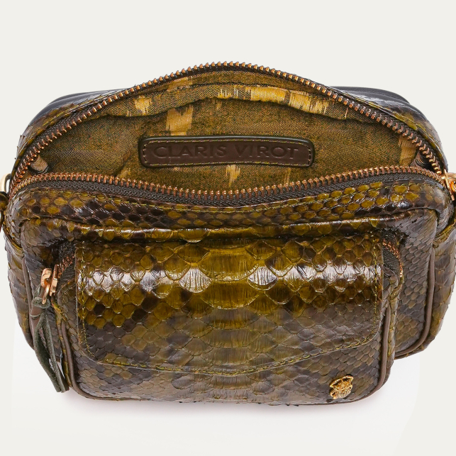 Sac Python Baby Charly Vert Kaki