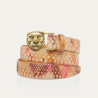 Ceinture Python Amphore Lion