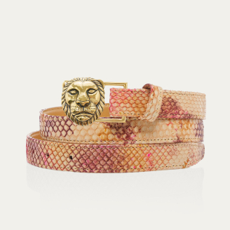 Baby Ceinture Python Amphore Lion
