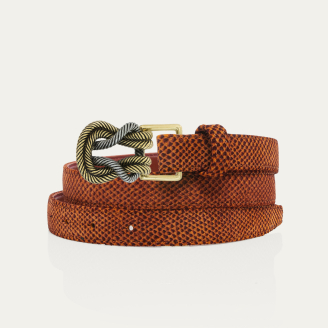 Baby Ceinture Veau Velours Sekhmet Noeud