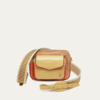 Sac Baby Charly Cuir Mix Off White