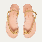 Sandales Suzette Cuir Off White