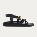 Sandales Claudette Cuir Noir