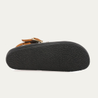 Sandales Claudette Cuir Tabac
