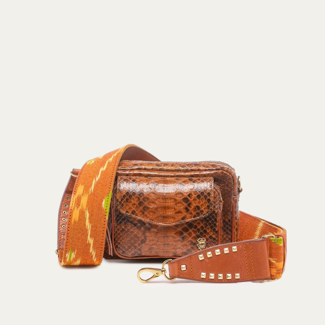 Sac Python Baby Charly Marron Moka