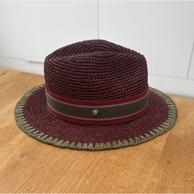 Chapeau Fedora Raphia Thymaroise