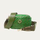 Rosemary Woven Leather Lily Bag