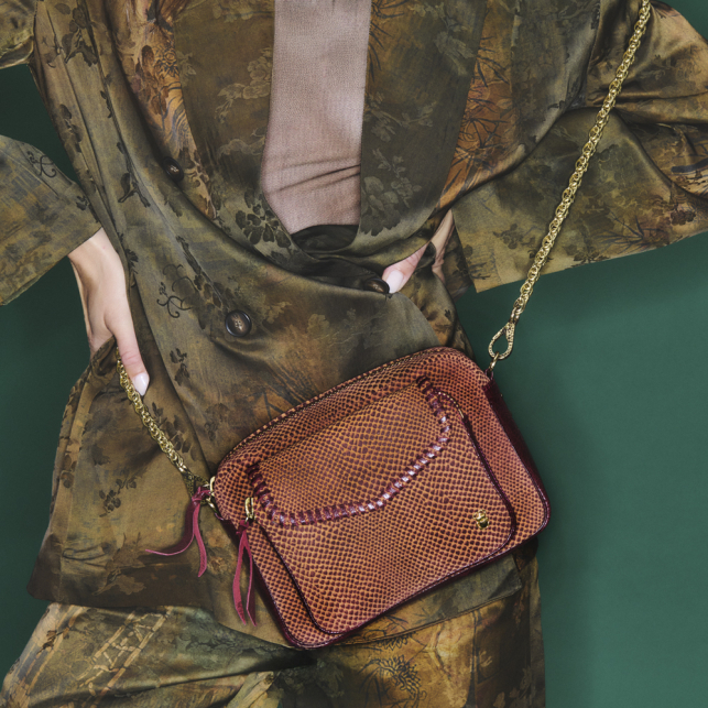 Sekhmet Thick Suede Charly Bag