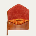 Honey Embroidered Alicia Clutch