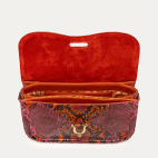 Sac Manon Baguette python Abricot