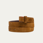 Tobacco Suede Leather Baby Belt