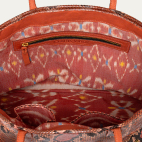 Cabas Marny Python Terracota