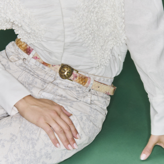Baby Ceinture Python Amphore Lion