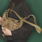 Sac Veau Velours Estelle Papyrus