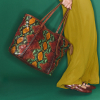 Oasis Python India Tote