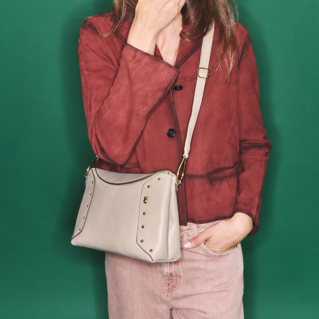 Sac Cuir Nappa Gypse Gaia