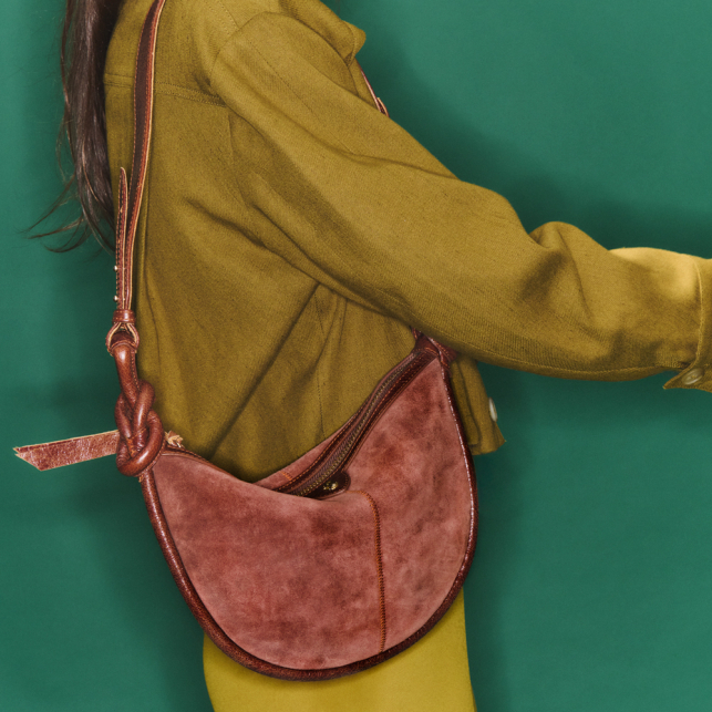 Mini Chris Cognac Leather