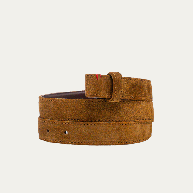 Baby Ceinture Cuir Suédé Tabac