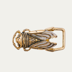Boucle de Ceintures Cigale dorée