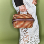 Trousse Charlotte Cuir Tressé Fusealis