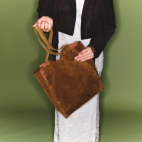 Sac Joseph Cuir Tabac Terracota