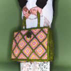 Raphia Archi tote bag