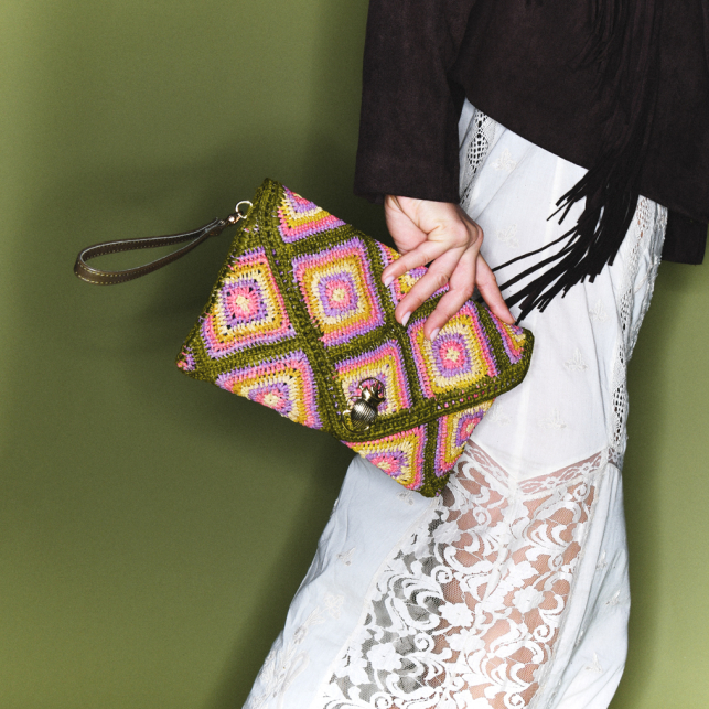 Pochette Raphia Alicia