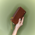 Tobacco Leather Achille Coin Case