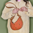 Sac Mini Chris Tissu Terracotta