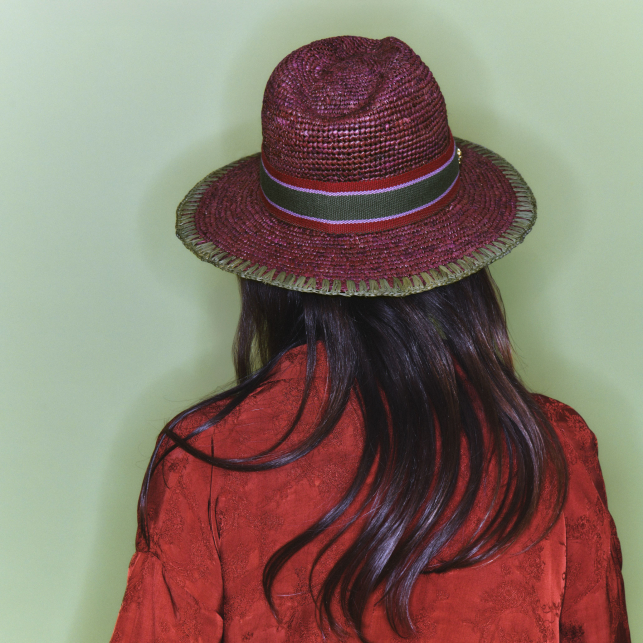 Thymaroise Raffia Fedora Hat