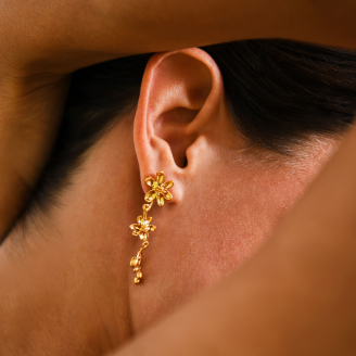 Boucles d'Oreilles Pendantes Neroli