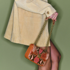 Terracotta Python Mini Ava Bag