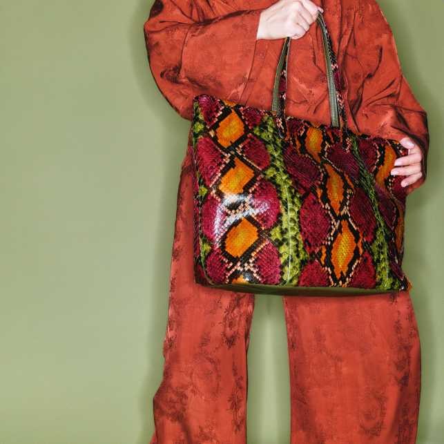 Tote Bag Marny Python Thymaroise