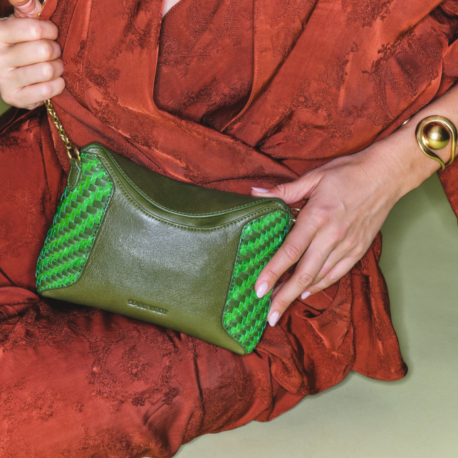 Sac Mini Gaia Cuir Romarin