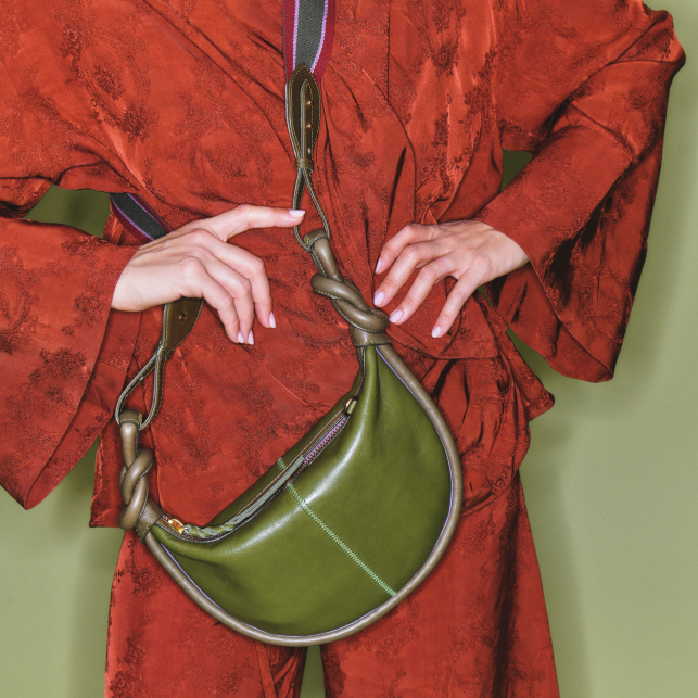 Rosemary Nappa Leather Little Chris Bag