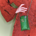 Rosemary Woven Leather Double Marcus Case