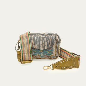 Blue Fabric Heritage Collection Baby Charly Bag