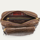 Brown Croco Heritage Collection Charly Bag