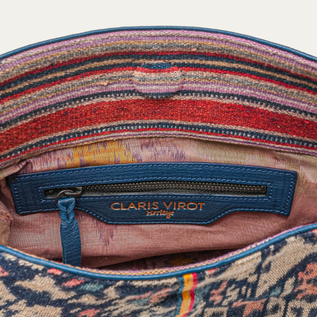 Sac Tissu Collection Heritage Estelle Bleu