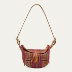 Burgundy Fabric Heritage Collection Estelle Bag