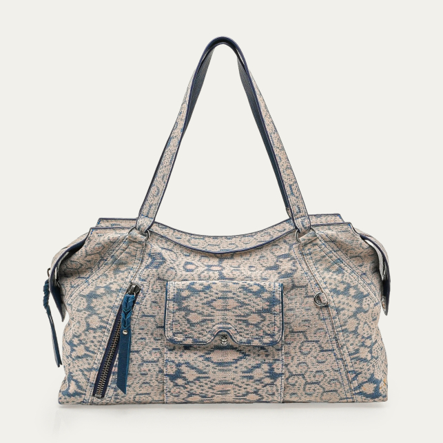 Sac Tissu Collection Héritage Juno Blanc & Bleu