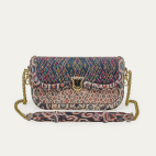 Multicolor Fabric Heritage Collection Manon Baguette Bag