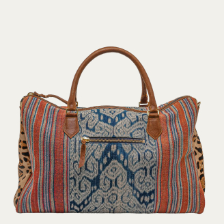 Blue and Orange Fabric Heritage Collection Tony Bowling Bag