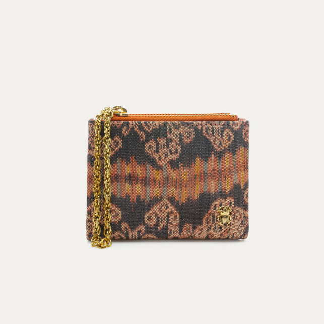 Blue Fabric Heritage Collection Hector Coin Case